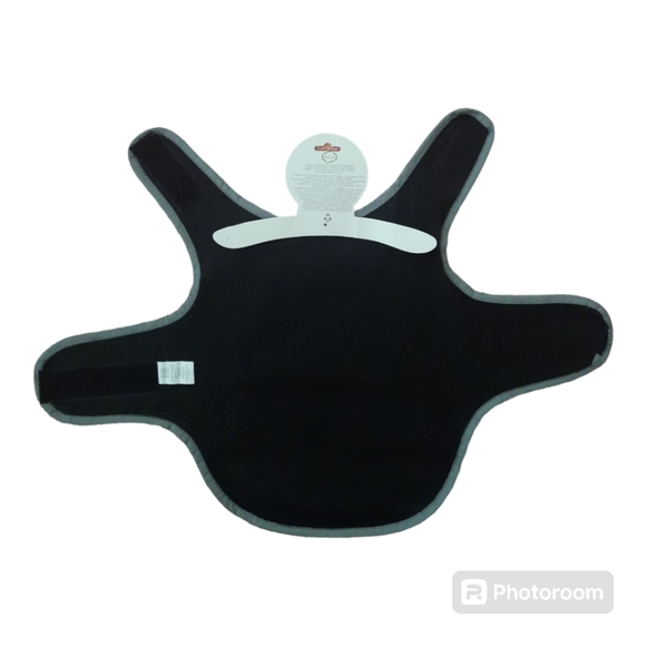 New - Pet Dog Coat Vest Pink/Gray Reflective Strips Black Lining Size 13.78" - Picture 4 of 5